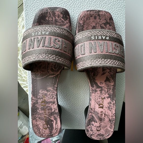 Dway Heeled Slide Dior Sandal - Picture 7 of 16